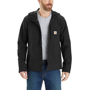 Chaquetas Carhartt Rain Defender® Relaxed Fit Midweight Softshell - 1 Warm Rating Hombre Negros | JAVBCY-325