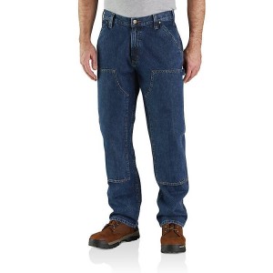 Jeans Carhartt Loose Fit Double-Front Utility Logger Hombre Azules | XOAPET-875